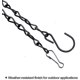 thumbnail image 3 of Paquete de 2 cadenas colgantes de 35 pulgadas para comederos de pájaros, jardineras, farolillos y adornos (negro), 3 of 4