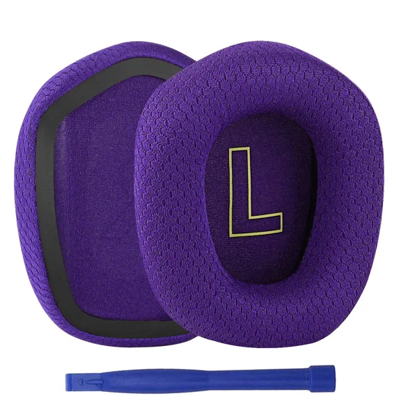 1 Pair Replacement Mesh Fabric Earpads Ear Pads Cushion Repair Parts For Logitech G733 G535 G335 Headphones Headsets