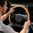 thumbnail image 1 of WIFKLSIIPG Perforated Breathable Steering Wheel Cover Grip Enhanced Driving Comfort Universal Fit, 1 of 4