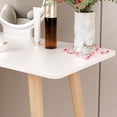 thumbnail image 3 of Women Dresser, Happydeer Vanity Table with LED Lighted Mirror, 40" (L) x 16" (W) x 28" (H) Dressers, Dressing Table for Bedroom, 3 Modes Brightness Adjustable Makeup Desk, 3 of 7