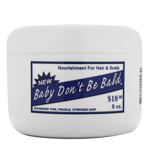 Baby Don't Be Bald Complete Baby Hair and Scalp Nourishment Blue 8 Oz.
