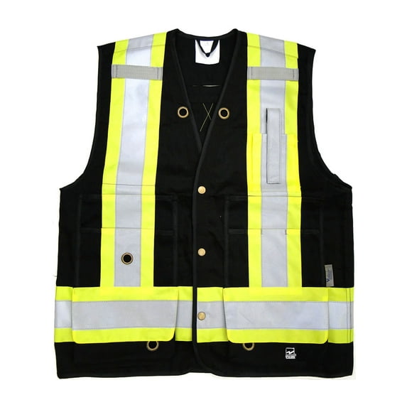 Big Men's SurveyMen's CSA Vest Black