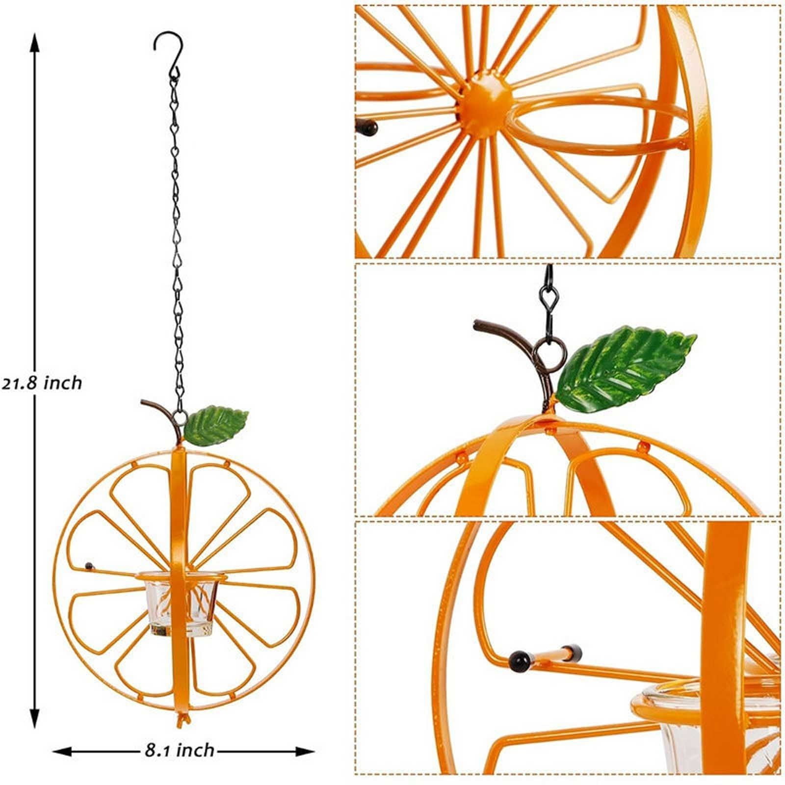 Metal Hummingbird Feeding Device, Outdoor Garden Courtyard Water Feeding Bracket, Bird Feeder Stand