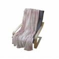thumbnail image 4 of Pale Pink Soft Flannel Fleece Throw Blanket, Floral Background with Hazy Bubbles and Flower Romantic Flourishing Image, Cozy Plush for Indoor and Outdoor Use, 50" x 70", Pale Pink, by Ambesonne, 4 of 6