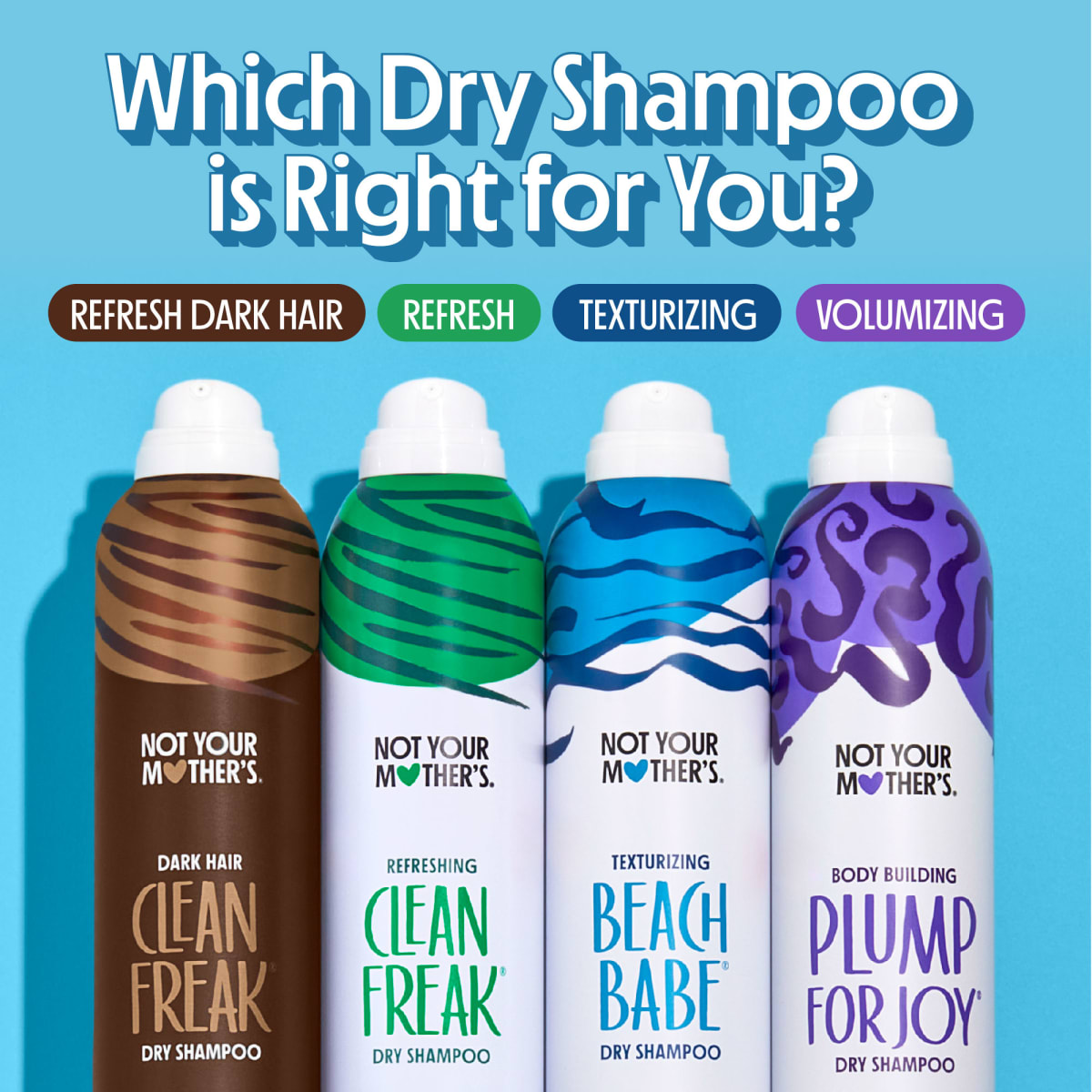 Not Your Mother's Clean Freak Dry Shampoo for Dark Hair Shades, 12 oz