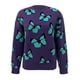 thumbnail image 3 of Gibobby Casual Suéter para Mujer, Suéter de gran tamaño con cuello redondo para mujer, manga larga, abombada, con manga larga(Morado,M), 3 of 4
