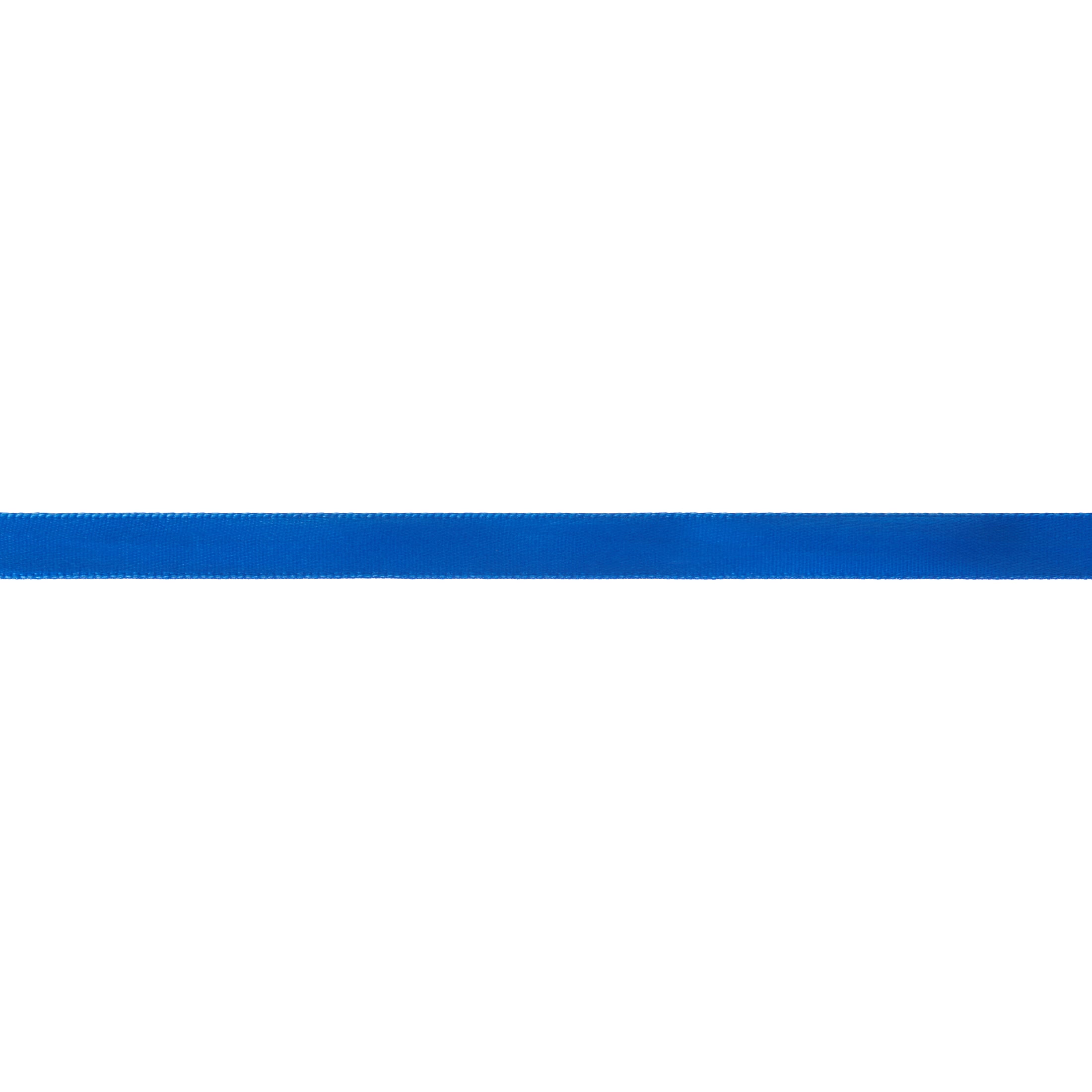 (3 pack) Offray Ribbon, Royal Blue 3/8 inch Single Face Satin Polyester Ribbon, 18 feet