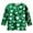 2-Green, variant on ibiyuan Patricks Day 3/4 Length Sleeve Girls T Shirts Size 8 Crew Shirts for Girls 10-12 Green Graphic Shamrock Irish Tees Clothes Summer Tops Tshirt