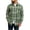 Green#8, variant on Hvogkswy Button Up Shirt Men Lapel Long Sleeve Button Plaid Shirt Loose Casual Soft Brushed Flannel Plaid Shirt, Gifts for Men