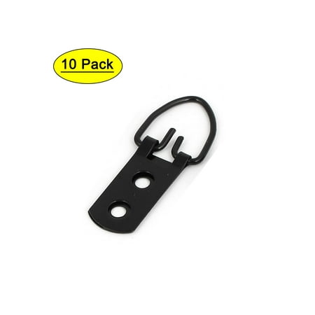 

Uxcell 52mm x 20mm Double Hole Triangle D Ring Picture Frame Hangers 10PCS w Screws