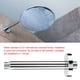 thumbnail image 2 of Brazo de Ducha de Acero Inoxidable con Parte Superior Redonda para Montar en la Pared del Techo del ba?o Unbranded JY15659-02, 2 of 7