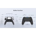 thumbnail image 3 of PS5 Style Wireless Controller, Asymmetric Vibration, Turbo, 3.5mm Audio Jack, 3 of 5