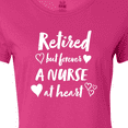 thumbnail image 4 of Inktastic Retired but Forever a Nurse at Heart Women's T-Shirt, 4 of 5