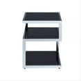 thumbnail image 6 of Black Glass And Chrome 3 Tier Shelves End Table, 6 of 6