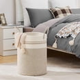 thumbnail image 4 of 2 Pack Cesta de Lavandería de Cuerda Tejida con Asas - Multiusos Cesto para Ropa Sucia, Canasta Ropa Organizadora, para Mantas, Sala de Estar, Dormitorio, Baño, 4 of 4