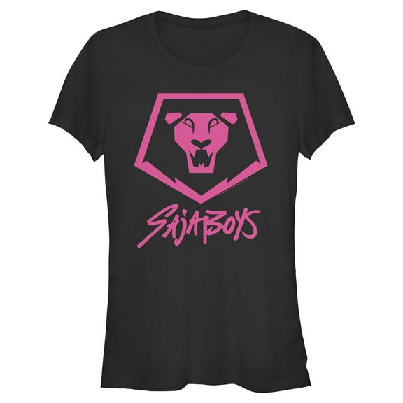 Juniors KPop Demon Hunters Saja Boys Lion Logo T Shirt