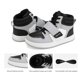 thumbnail image 3 of Zapatillas de baloncesto altas para niños y niñas DREAM PAIRS Talla 12, 3 of 5