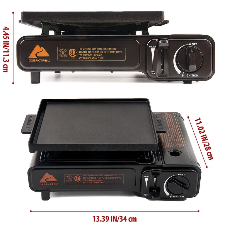 Ozark Trail 2-in-1 Portable Butane Griddle and Stove photo 7