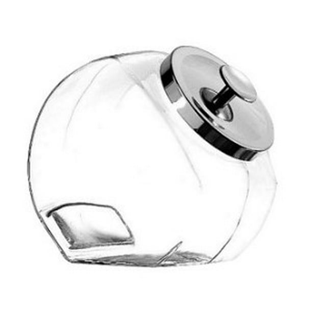 Anchor Hocking 1Gallon Penny Candy Jar with Chrome Lid Food Storage, 2 Pack Set