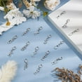 thumbnail image 4 of Dijes de letras del alfabeto de la A a la Z, colgantes de aleación de esmalte con iniciales, dijes de clip con letras, colgantes de letras mayúsculas con cierres de pinza de langosta, 4 of 9