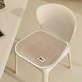 thumbnail image 4 of Hiroekza Plush Warm Cushion Solid Wood Stool Chair Cushion Office Sedentary Fart Cushion Home Dining Chair Cushion Butt Seat Cushion Chair Cushion Khaki, 4 of 4