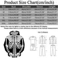 thumbnail image 2 of Zip Up Hoodie Men Classic Fit Gothic Skeleton Print Long Sleeve Hoodie Fall Winter Casual Graphic Hoodies, 2 of 2