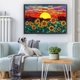 thumbnail image 2 of Hilo Algodón Bordado Pintura 11CT Vidrieras Punto Cruz Girasol 60x40cm, 2 of 9