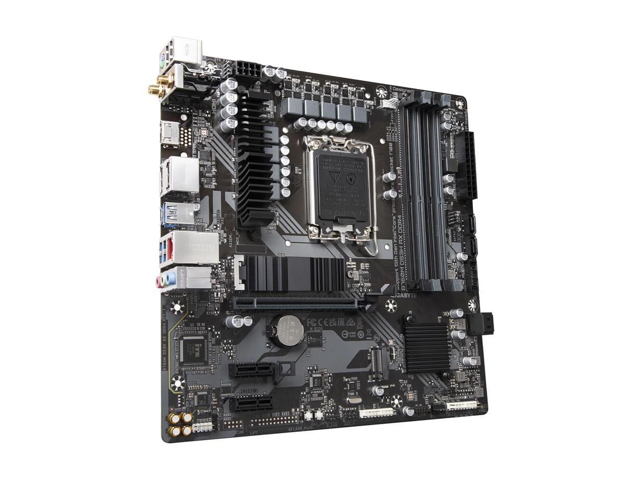 Gigabyte Ultra Durable B760M DS3H AX DDR4 Desktop Motherboard - Intel B760 Chipset - Socket LGA-1700 - Micro ATX (b760mds3haxddr4)