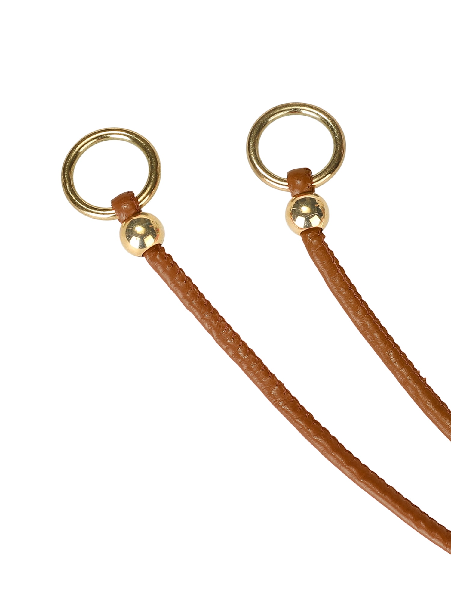 Cast Rope Belt - Tan Suede with Antique Brass – Kim White Bags/Belts