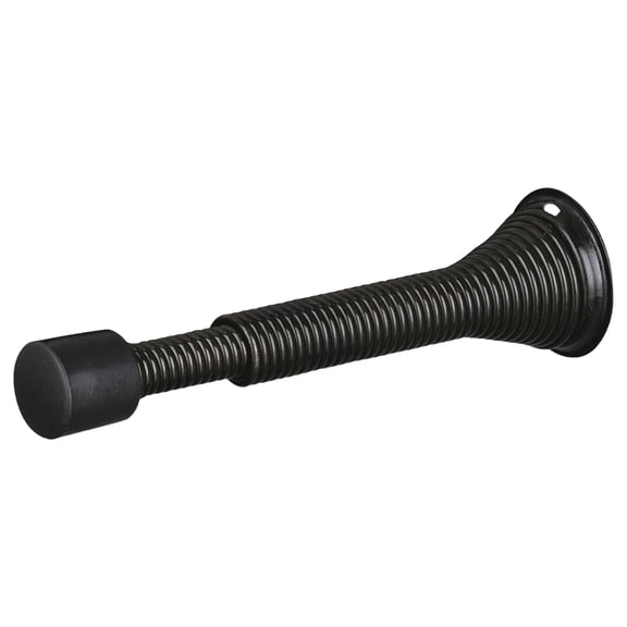 Adjustable Length Spring Door Stops Wall Protections with Rubber Tip easy installs Spring Door