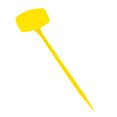 thumbnail image 1 of 10pcs Waterproof Plant Labels Nursery Garden Tags Markers Garden Insert Tag Re-usable Plant Labels Size L (Yellow), 1 of 6