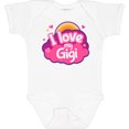 thumbnail image 3 of Inktastic I Love My Gigi Grandma Grandchild Girls Baby Bodysuit, 3 of 5