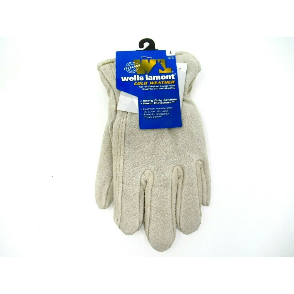 NEW Wells Lamont Warm Thermofill Cold Weather Gloves Size L 5136L