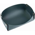 thumbnail image 2 of Jewelry Valet Tray PU Leather Basket Entryway Table Storage Box Portable Folding Travel Organizer Bedside Desktop Catchall for Women Men Watch Key Cosmetic Wallet Coin Dark Green 12.8x9.8in, 2 of 9