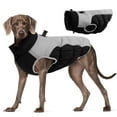 thumbnail image 3 of High Collar Pet Clothes Reflective Dog Winter Coat High Collar Snow Protection Adjustable Neck Zipper, 3 of 7