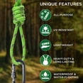 thumbnail image 4 of shiyou-Rope \u2013 150 Feet x 1/4 Inch (7mm) \u2013 Green Gray \u2013 Strong All-Purpose Utility Rope \u2013 Camping, Crafting, Flag Pole, Indoor & Outdoor \u2013 Polypropylene Nylon Poly Lightweight, 4 of 4