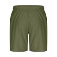thumbnail image 4 of Mgmyaa Men's Casual Shorts Drawstring Elastic Waist Solid Sport Short Pants with Pockets, 4 of 5