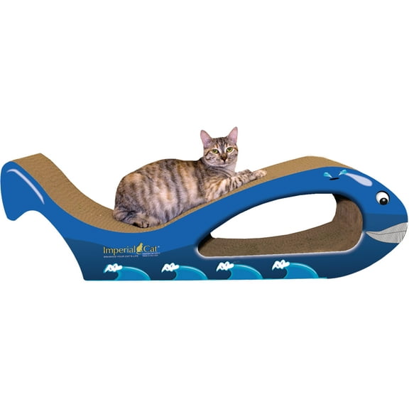 Imperial Cat Scratch 'n Shapes Giant Whale (2-in-1)