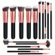 thumbnail image 1 of Juego de 14/16 brochas de maquillaje profesionales para sombras de ojos, base, correctores, rubor, resaltador, polvos, difuminado, herramienta de maquillaje femenina Kabuki, 1 of 6
