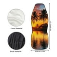 thumbnail image 5 of Renewold Hawaiian Palm Tree Gold Sky Car Seat Cover for Women Men, Car Seat Protector Auto Accessories Decor Universal Fit Most Cars Sedans SUV Trucks, 5 of 7