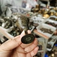 thumbnail image 5 of Taoist Offering Cup Copper Double Dragon Pattern Antique Style Ritual Water Wine Vessel Temple Decor Collectible Ornament, 5 of 6