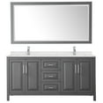 thumbnail image 6 of Wyndham Collection Wcv252572d-Qtz-Unsm70 Daria 72" Free Standing Double Basin Vanity Set -, 6 of 7
