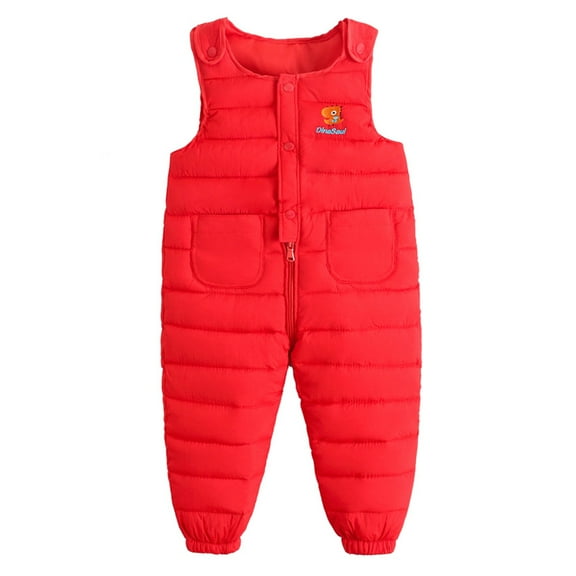 SILVERCELL Toddler Boys Girls Winter Snow Pants Windproof Cotton Trousers Bottoms Snow Bib Overalls 6M-5T