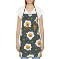 thumbnail image 3 of Pofeuu Cute Poached Eggs Print Aprons with Pockets, Cute Aprons for Kitchen, Cooking, Server, Barber, Chef Apron, 3 of 7