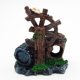 thumbnail image 4 of Cueva de acuario decorativa JAMW Barril de vino con rueda de viento Sencillez, 4 of 5