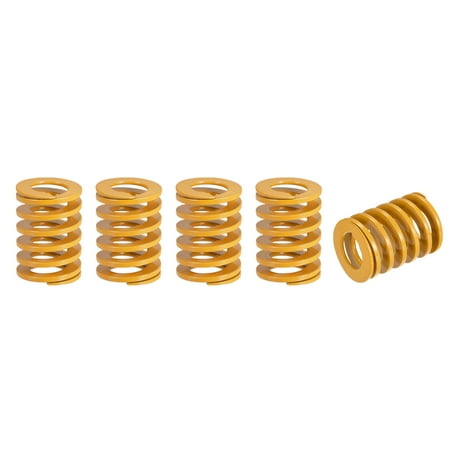 

Die Spring 5 Pack 30mm OD 40mm Long Spiral Stamping Light Load Compression Die Springs Yellow