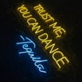 thumbnail image 4 of Handmadetneonsign Trust Me You Can Dance Tequila Neon Sign, Tequila Wall Art Decor, Bar Wall Decor, 4 of 5