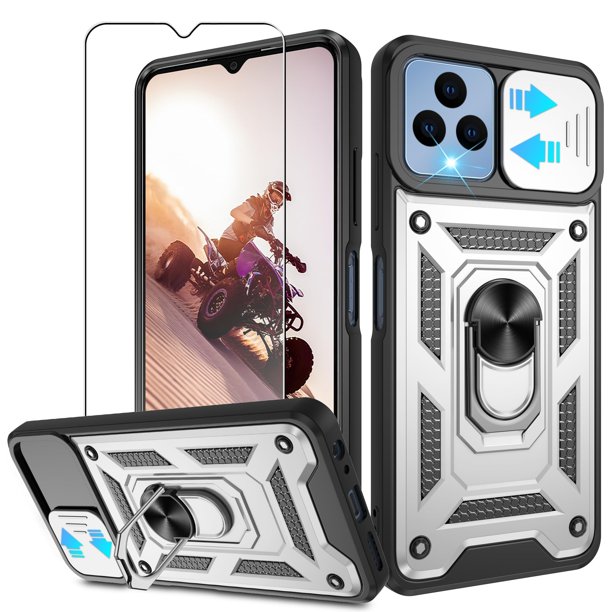 Funda para Celular ATUMP REVVL 6 5G 6.52" Plata Militar