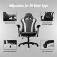 thumbnail image 1 of SILLA GAMER COLEER MASTER SILLA DEPORTIVA COOLER MASTER GAMING CALIBER R1 NEGRO/BLANCO, 1 of 4