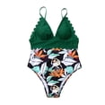 thumbnail image 4 of Traje de baño de una pieza HUOGUO, sexy, con estampado de flores, monokini para mujer, 4 of 4